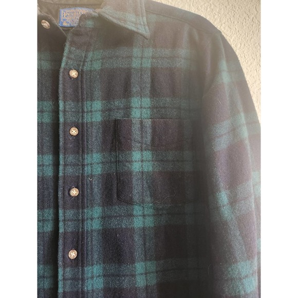 Vintage Pendleton Wool Button Up Mens Shirt  M - Picture 5 of 9